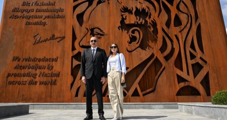 Prezident və birinci xanım Şamaxıda &ldquo;Nəsimi Bağları&rdquo;kompleksində - FOTO