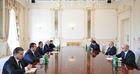 İlham Əliyev Tacikistanın Baş nazirini qəbul etdi &ndash; FOTO
