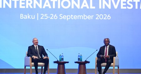 İlham Əliyev II Azərbaycan Beynəlxalq İnvestisiya Forumunda iştirak edib - FOTO/VİDEO