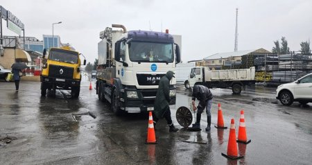 Paytaxt küçələri yağış sularından belə təmizlənir &ndash; FOTO
