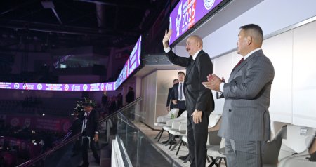 Prezident cüdo üzrə dünya çempionatının açılışında - YENİLƏNİB