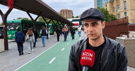 Velosiped zolaqlarını "özəlləşdirən" piyadalar - Paytaxt küçələrində TƏHLÜKƏLİ VƏZİYYƏT &ndash; VİDEO