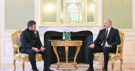 İlham Əliyev Ramzan Kadırovu qəbul etdi &ndash; FOTO/VİDEO