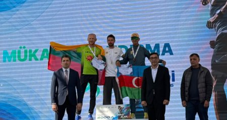 Qəbələ-Xankəndi Ultramarafonunun qaliblərinə mükafat verildi - FOTO