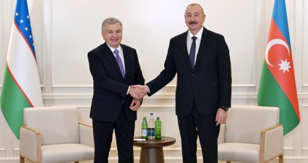 İlham Əliyev Mirziyoyevlə strateji tərəfdaşlığı müzakirə etdi - FOTO/VİDEO - YENİLƏNİB
