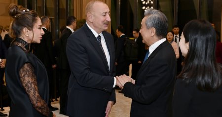 Prezidentin adından AQEM-in Zirvə Görüşü iştirakçılarının şərəfinə şam yeməyi verildi - FOTO/VİDEO