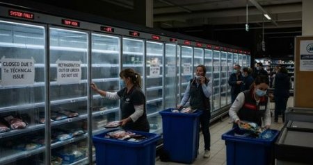 Avropada supermarketlərə haker HÜCUMU: Tonlarla ərzaq məhv oldu