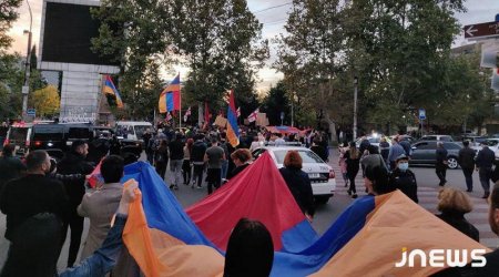 Tiflisdə erməni aksiyaları davam edir - FOTOLAR