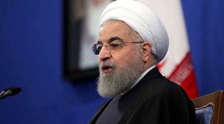 Ruhani: “Qarabağ münaqişəsinin diplomatik həllinə sevinirik”