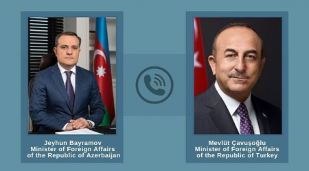 Bayramov Çavuşoğlu ilə Qarabağı müzakirə etdi