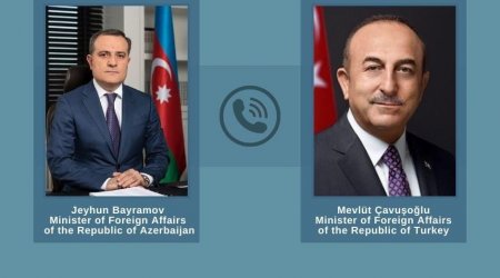 Ceyhun Bayramov və Çavuşoğlu arasında telefon danışığı olub