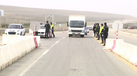 203 nəqliyyat vasitəsi postlardan geri qaytarıldı