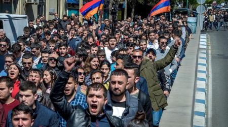 Ermənistanda ümumrespublika tətili elan edildi - Kütləvi itaətsizlik başlayır