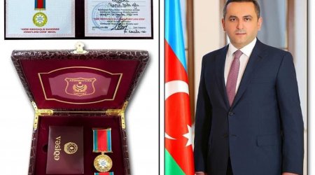 TƏBİB sədri Ramin Bayramlı medal ilə təltif olundu - FOTO
