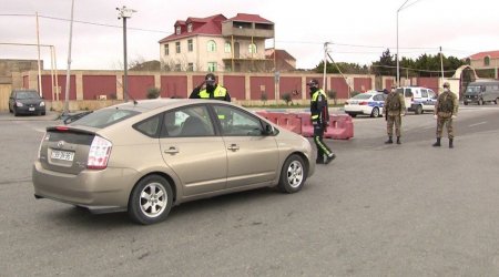 Postlardan icazəsiz keçmək istəyən avtomobillər geri qaytarıldı