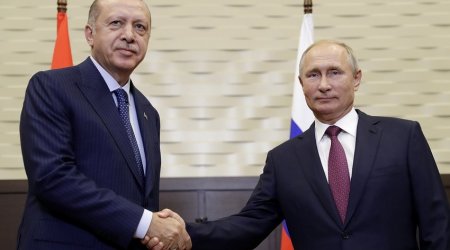 Ərdoğanla Putin Moskva görüşünü müzakirə etdi