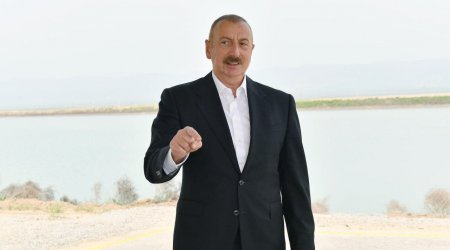 İlham Əliyev: “Ermənistan tərəfində mina xəritələri var, dəqiq bilirik” - FOTO/VİDEO