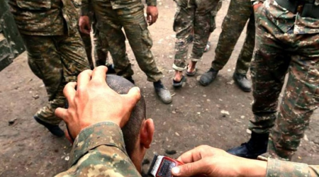 Ermənistan Ordusunun 2 əsgəri döyülərək öldürüldü 