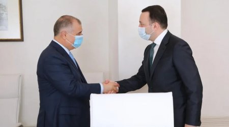 Əli Nağıyev Gürcüstanın Baş naziri ilə görüşdü - FOTO