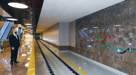 “8 Noyabr” metro stansiyası istifadəyə verildi - FOTO/VİDEO