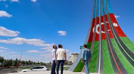 Azərbaycan-Türkiyə Qardaşlıq Abidəsi ucaldıldı - FOTOLAR