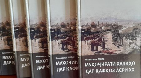 Litvalı professorun erməni işğalı ilə bağlı kitabı tacik dilində - FOTO