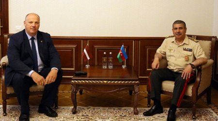 Zakir Həsənov Latviyanın NATO PA-dakı nümayəndə heyətinin üzvü ilə görüşüb