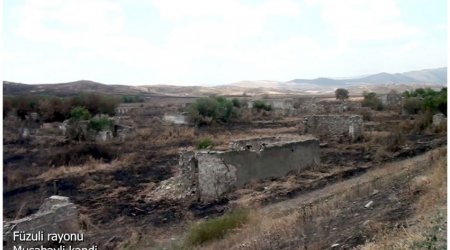 Ermənilərin viran qoyduğu daha bir kəndimizin görüntüləri YAYILDI - VİDEO