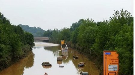 Almaniyada daşqın: ölənlərin sayı 155 nəfərə çatdı - VİDEO