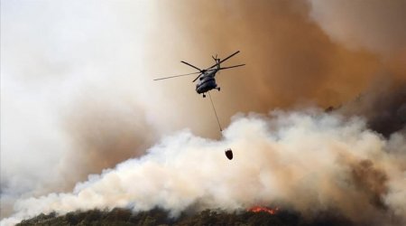 Türk Hava Qurumunun 20 vasitəsi yanğına görə havaya qaldırıldı