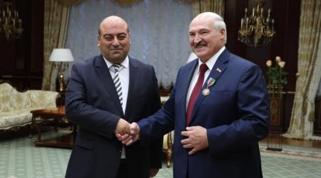 Belarus Prezidenti “Azərbaycanın dostu” qızıl ordeni ilə təltif edildi - FOTO