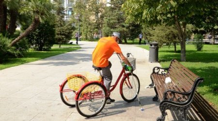 Kommunal xidmətlərin göstərilməsi zamanı velosipedlərdən istifadə olunacaq - FOTO