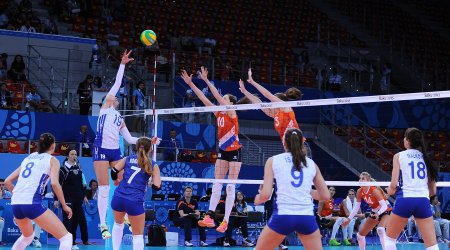 Avropa Çempionatı: Qadın voleybolçularımız Rusiya ilə qarşılaşıb