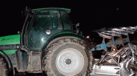 Kürdəmirdə traktor kanala aşdı – 2 nəfər xəstəxanaya aparıldı