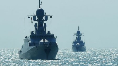 Rusiyanın Xəzər donanması Azərbaycanla sərhədə köçürüldü