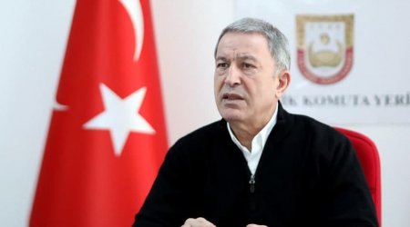 Hulusi Akar Azərbaycana təşəkkür etdi