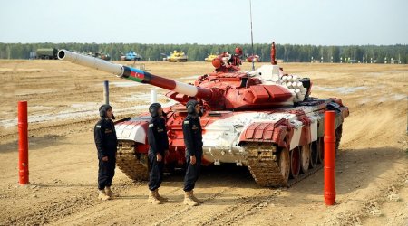 Azərbaycan tankçıları “Tank biatlonu” müsabiqəsində finala yüksəlib