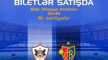 “Qarabağ” – “Bazel” oyununun biletləri satışda - QİYMƏTLƏR