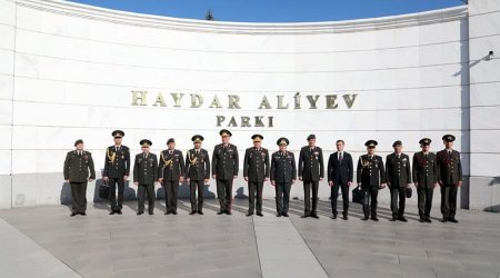 Kərim Vəliyev Ankarada Heydər Əliyev Parkını ziyarət etdi - FOTO