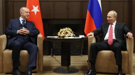 Putindən Ərdoğana: “İl yarımdır bir-birimizi əyani görmürdük”