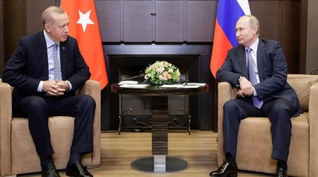 Soçidə Ərdoğanla Putin arasında görüş başa çatdı