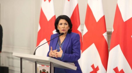 Gürcüstan prezidenti: “Saakaşvilini heç vaxt əfv etməyəcəyəm”