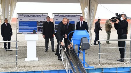 Prezident “KamAZ” ASC-nin açılışında Albert Kərimovla görüşdü - FOTO 