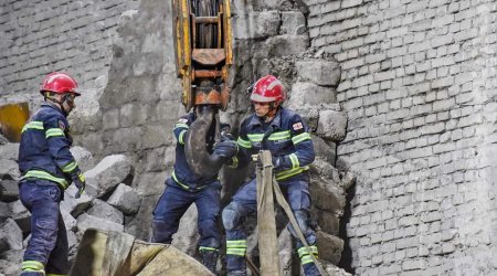 Batumidə uçan binada bir ailənin 3 üzvü həlak oldu