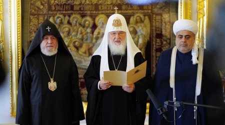 Moskvada 3 ölkənin dini liderləri BƏYANAT yaydı