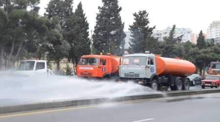 Bu həftə Bakı küçələrini yağış dezinfeksiya edəcək