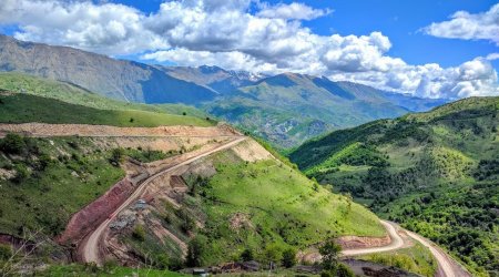 Kəlbəcərə elektrik xəttlərinin çəkilişi yekunlaşır - FOTO