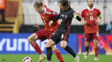 DÇ-2022: Xorvatiya mundialda, Rusiya və Şimali Makedoniya pley-off-a yüksəldi