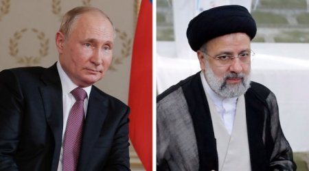 Putin İran prezidenti ilə Qarabağı müzakirə etdi