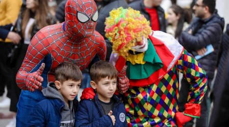 Bakıda gənc atalar və övladları üçün keçirilən festivaldan FOTOLAR